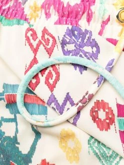 ETRO pantalon ample à imprimé géométrique