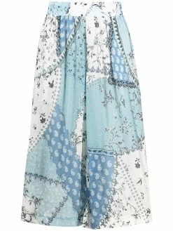 ETRO jupe mi-longue à imprimé patchwork
