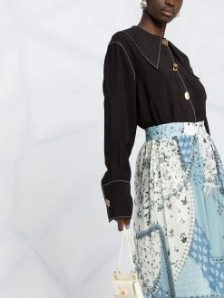 ETRO jupe mi-longue à imprimé patchwork