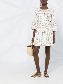 ETRO robe évasée à fleurs