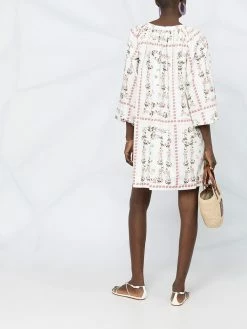 ETRO robe évasée à fleurs