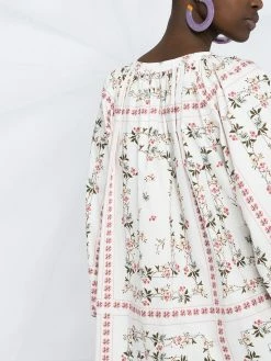 ETRO robe évasée à fleurs