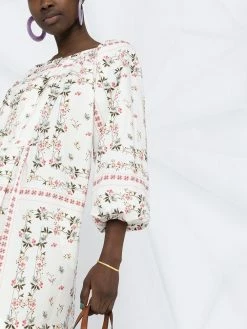 ETRO robe évasée à fleurs