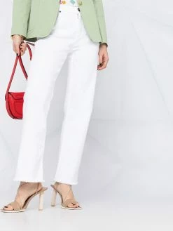 ETRO jean ample à taille mi-haute