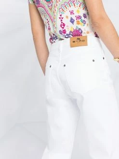 ETRO jean ample à taille mi-haute