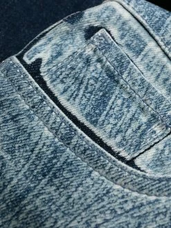 ETRO jean ample à motif cachemire