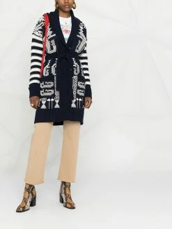 ETRO cardigan en maille géométrique