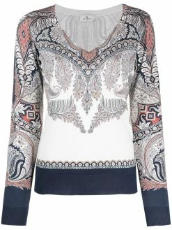 ETRO pull à motif cachemire
