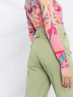 ETRO pantalon droit à taille haute