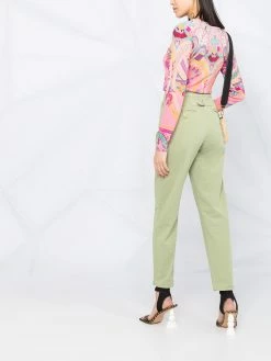 ETRO pantalon droit à taille haute