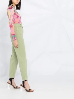 ETRO pantalon droit à taille haute