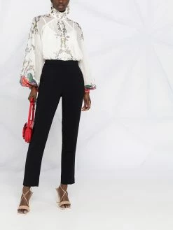 ETRO pantalon droit à taille haute