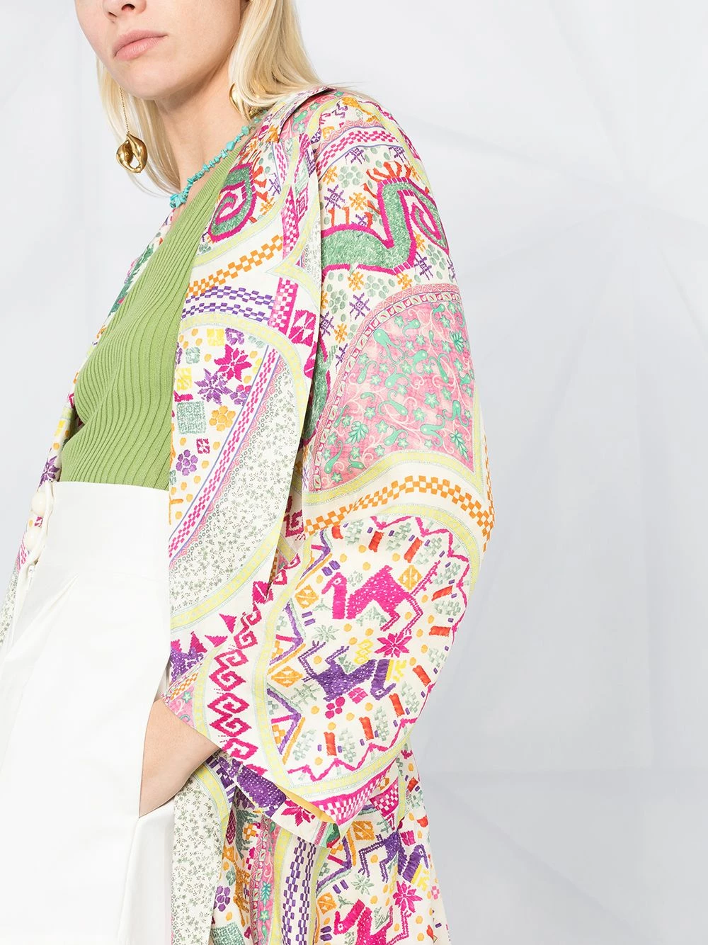 ETRO Prix Affortable Manteau à imprimé abstrait manteaux à simple boutonnage femme 5 ETRO manteau à imprimé abstrait