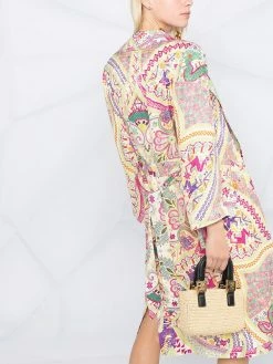 ETRO Prix Affortable Manteau à imprimé abstrait manteaux à simple boutonnage femme 10 ETRO manteau à imprimé abstrait