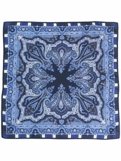 ETRO mouchoir de poche à imprimé cachemire