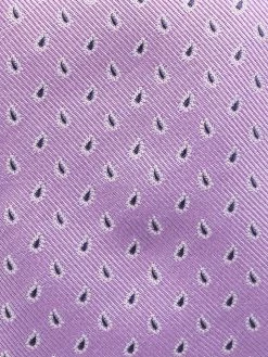 ETRO cravate en soie à motif cachemire