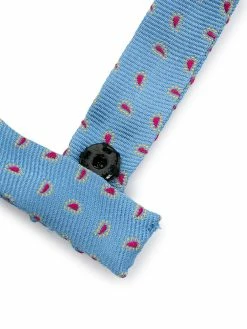 ETRO cravate en soie à motif cachemire