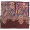 ETRO écharpe en soie mélangée à motif cachemire
