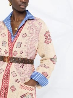 ETRO cardigan en maille intarsia