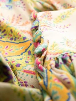 ETRO robe croisée à motif cachemire