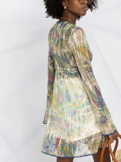 ETRO robe à motif cachemire