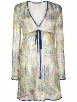 ETRO robe à motif cachemire