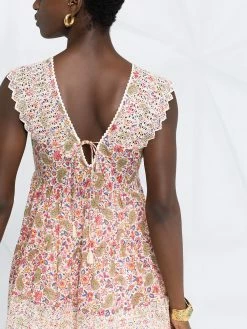 ETRO blouse fleurie à design sans manches