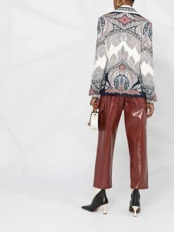 ETRO blazer à imprimé cachemire