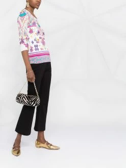 ETRO pull à imprimé Naïf