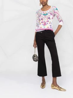 ETRO pull à imprimé Naïf