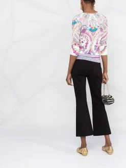 ETRO pull à imprimé Naïf