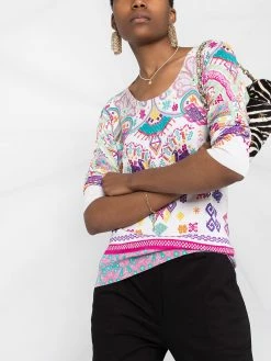 ETRO pull à imprimé Naïf