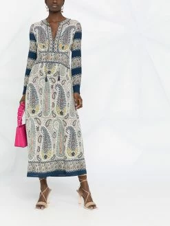 ETRO robe à motif cachemire