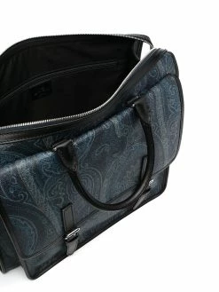 ETRO sac à ordinateur à imprimé cachemire