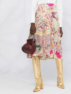 ETRO excellente qualité Jupe plissée à taille haute jupes taille haute femme 8 ETRO jupe plissée à taille haute