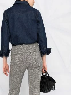 ETRO pantalon court à carreaux