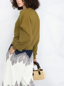 ETRO pantalon ample court à motif cachemire