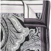ETRO écharpe en soie à imprimé cachemire