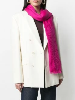 ETRO écharpe à logo brodé