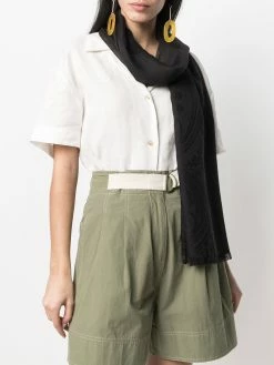 ETRO écharpe à logo brodé