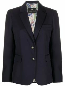 ETRO blazer à simple boutonnage