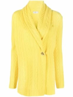 ETRO cardigan en maille torsadée