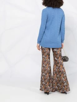 Bon Rapport Coût-Efficacité ETRO Cardigan à boutonnière décalée cardigans femme 9 ETRO cardigan à boutonnière décalée