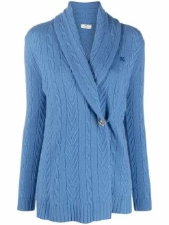 ETRO cardigan à boutonnière décalée