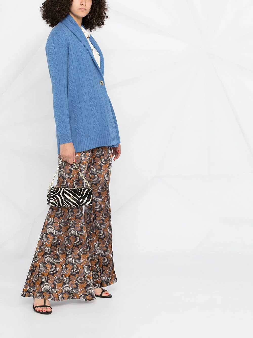 Bon Rapport Coût-Efficacité ETRO Cardigan à boutonnière décalée cardigans femme 6 ETRO cardigan à boutonnière décalée