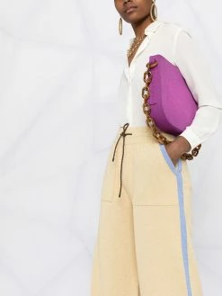 ETRO pantalon de jogging à bords contrastants