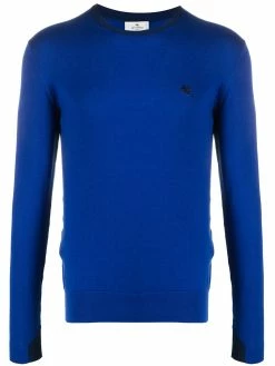 ETRO pull à logo brodé