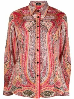 ETRO chemise imprimée à col pointu
