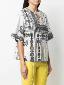 ETRO t-shirt à motif cachemire