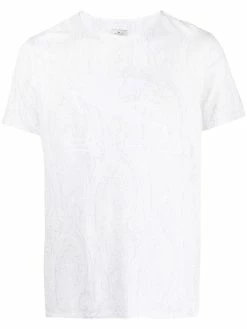 ETRO t-shirt à motif cachemire